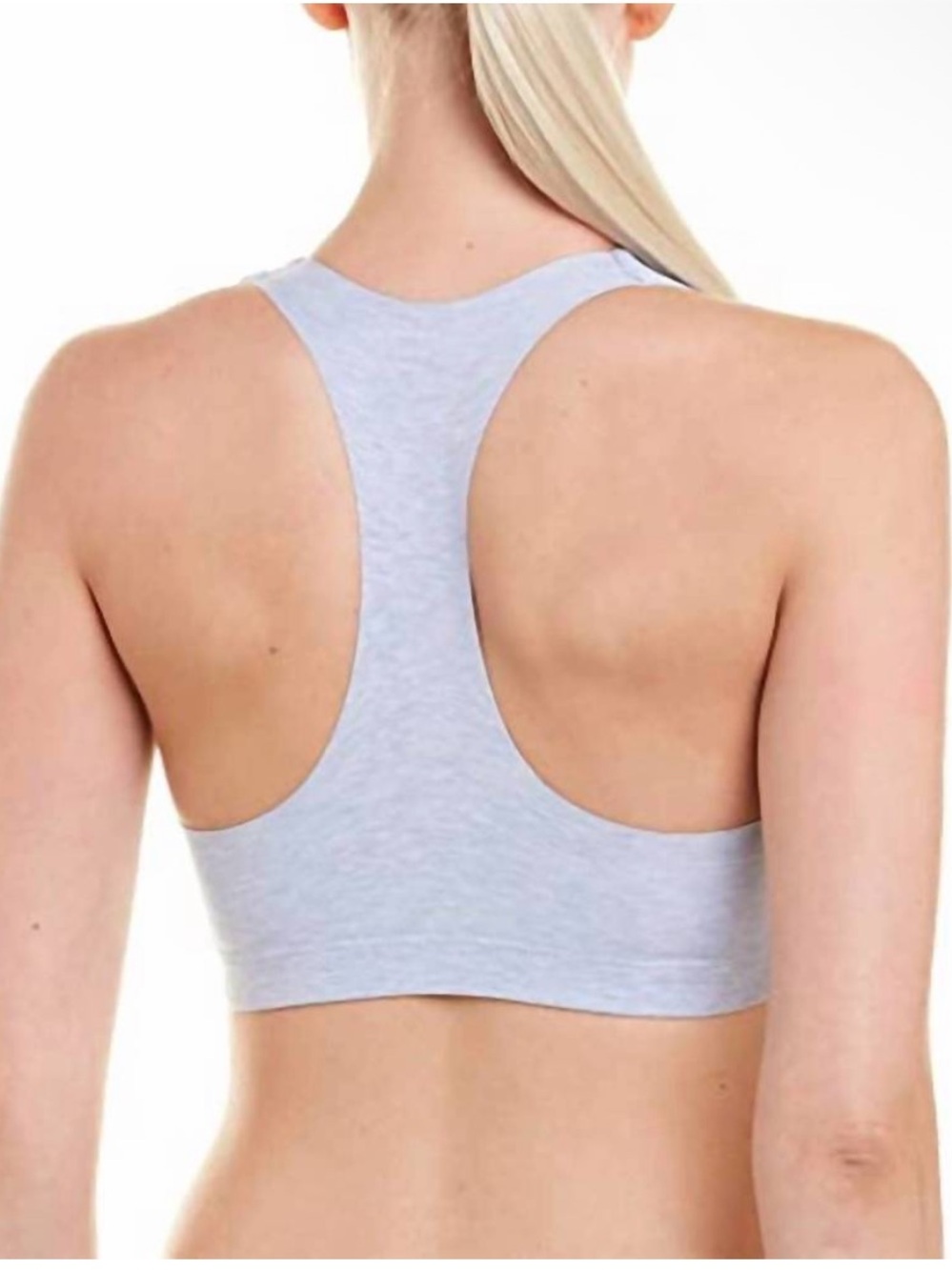 Commando Heather Cotton Racerback Bra - Picture 2 of 6